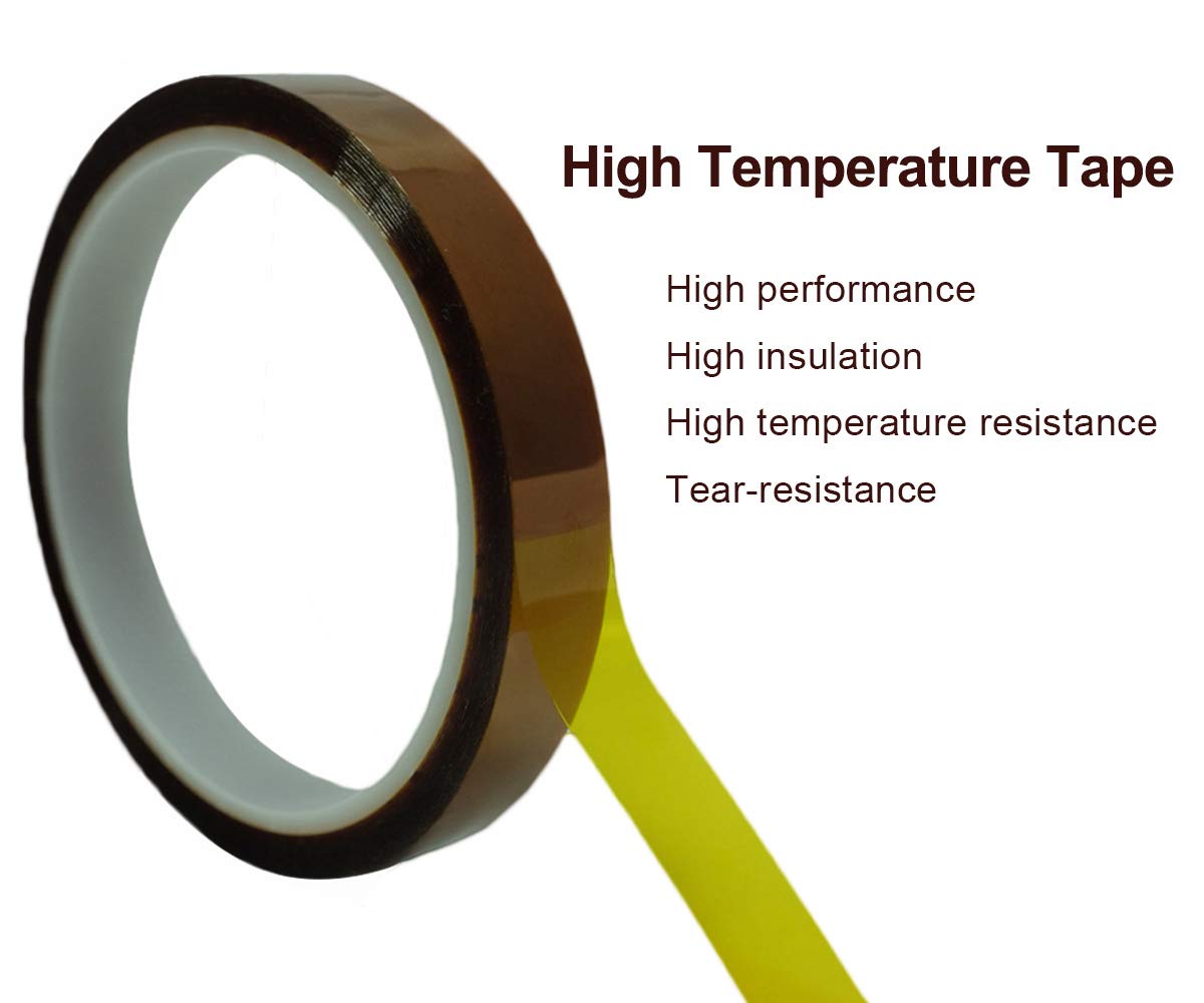 Clear Gold Finger Kapton Tape - Transparent Polyimide Film Option